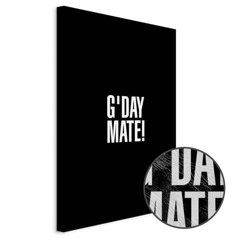 ⁨Obraz - G'day Mate (1-częściowy) pionowy (rozmiar 40x60, wykończenie Premium Print)⁩ w sklepie Wasserman.eu