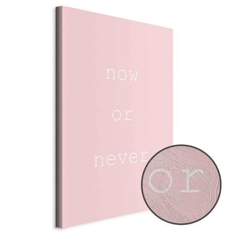 ⁨Obraz - Now or Never (1-częściowy) pionowy (rozmiar 80x120, wykończenie Premium Print)⁩ w sklepie Wasserman.eu