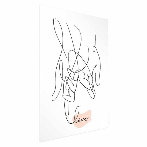 ⁨Plakat - Splątane uczucie (rozmiar 60x90, wykończenie Bez ramy)⁩ w sklepie Wasserman.eu