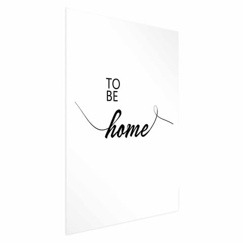⁨Plakat - To Be Home (rozmiar 60x90, wykończenie Bez ramy z marginesem)⁩ w sklepie Wasserman.eu