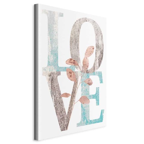 ⁨Picture - Blooming letters (1-piece), vertical (size 60x90)⁩ at Wasserman.eu