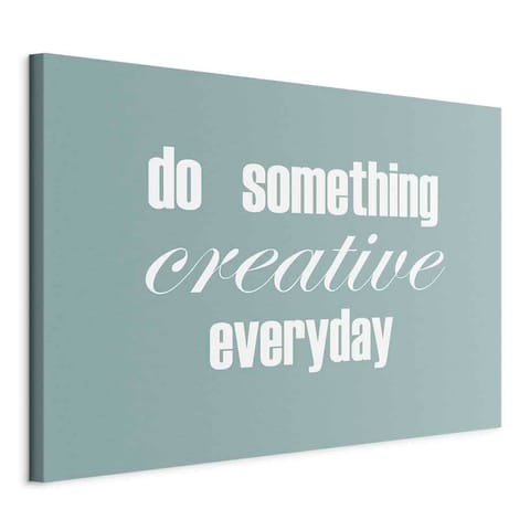 ⁨Image - Do Something Creative Everyday (1-piece) wide (size 90x60)⁩ at Wasserman.eu