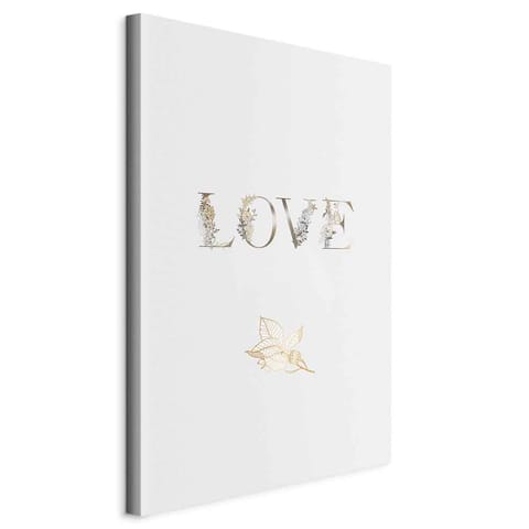 ⁨Picture - Love is strength (1-piece), vertical (size 60x90)⁩ at Wasserman.eu
