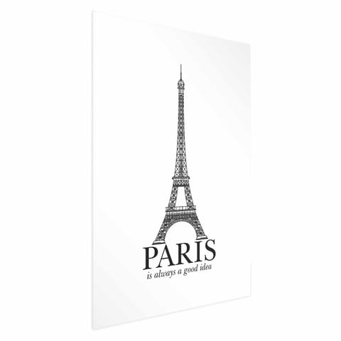 ⁨Plakat - Paris is always a good idea (rozmiar 60x90, wykończenie Bez ramy z marginesem)⁩ w sklepie Wasserman.eu