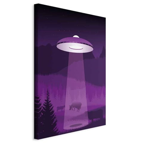⁨Obraz - Ufo (1-częściowy) pionowy (rozmiar 40x60, wykończenie Standard)⁩ w sklepie Wasserman.eu