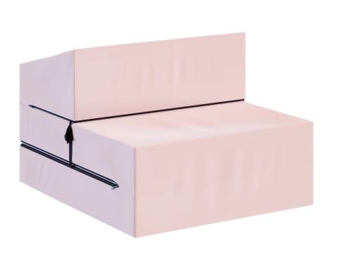 ⁨SOFKA SUZI 70x200 rozkładana Wysokość: 14 cm, Kolor: Pudrowy róż⁩ w sklepie Wasserman.eu