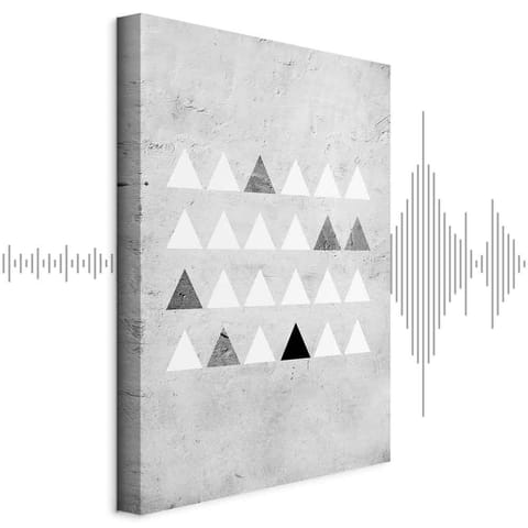 ⁨Obraz - Szary las (1-częściowy) pionowy (rozmiar 40x60, wykończenie Akustyczny)⁩ w sklepie Wasserman.eu