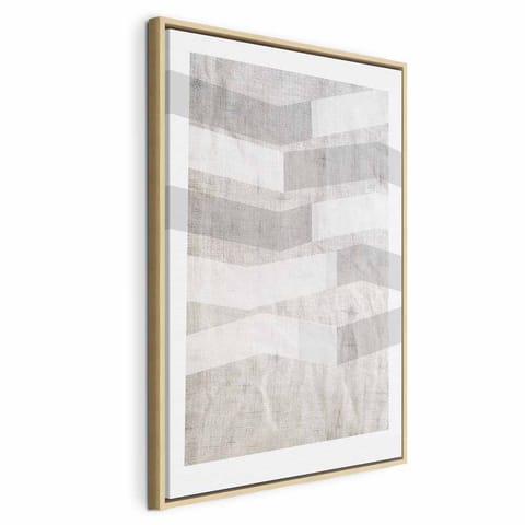 ⁨Obraz - Światłocień (1-częściowy) pionowy (rozmiar 40x60, wykończenie W ramie drewnianej naturalnej)⁩ w sklepie Wasserman.eu