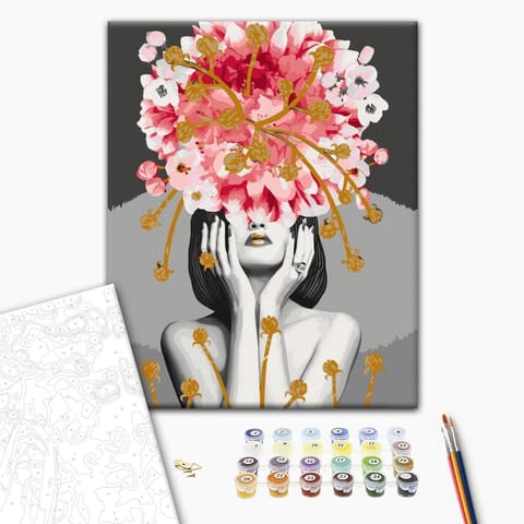 ⁨Obraz do samodzielnego malowania - Słodki nektar (rozmiar 40x50, wykończenie )⁩ w sklepie Wasserman.eu