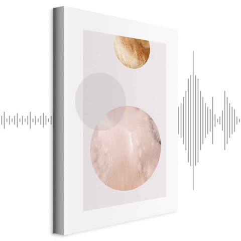 ⁨Obraz - Taniec z grawitacją (1-częsciowy) pionowy (rozmiar 20x30, wykończenie Akustyczny)⁩ w sklepie Wasserman.eu