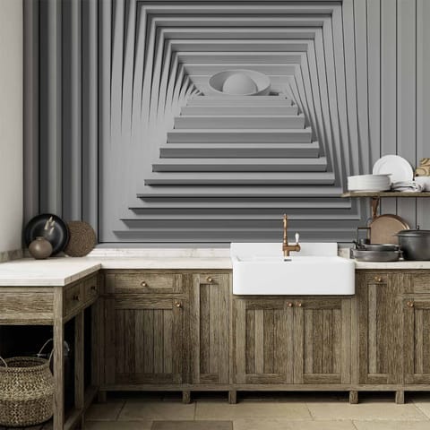 ⁨Fototapeta - Głębia czworokątow (rozmiar 400x280, wykończenie Wodoodporna)⁩ w sklepie Wasserman.eu