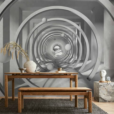 ⁨Fototapeta - Geometryczna głębia (rozmiar 500x350, wykończenie Wodoodporna)⁩ w sklepie Wasserman.eu