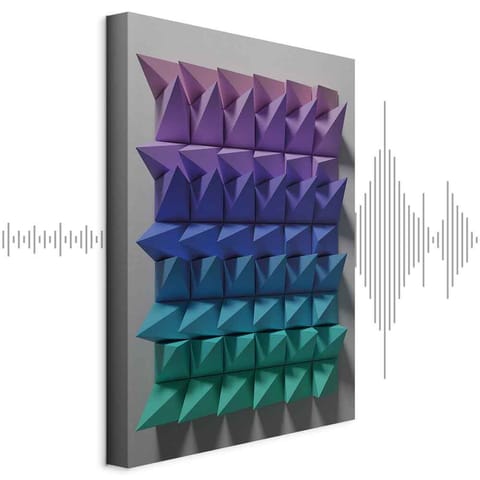 ⁨Obraz - Ruch jednostajny (1-częściowy) pionowy (rozmiar 80x120, wykończenie Akustyczny)⁩ w sklepie Wasserman.eu