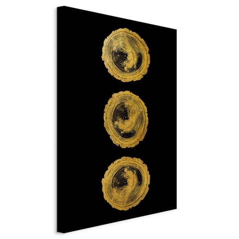 ⁨Image - Golden knots (1-piece) vertical (size 80x120)⁩ at Wasserman.eu