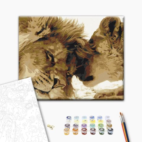 Self-painting - Frozen owl (size 40x60) at Wasserman.eu