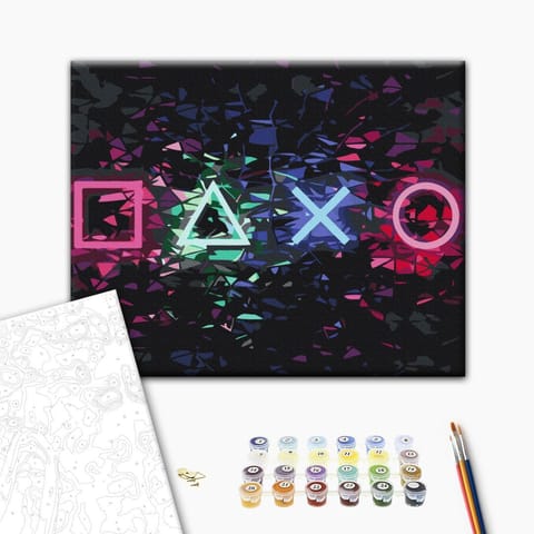 Self-painting - Press start (size 60x40) at Wasserman.eu