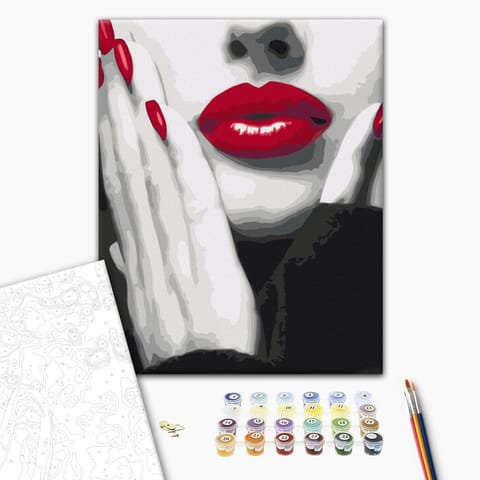 Self-painting - Classy woman (size 40x60) at Wasserman.eu