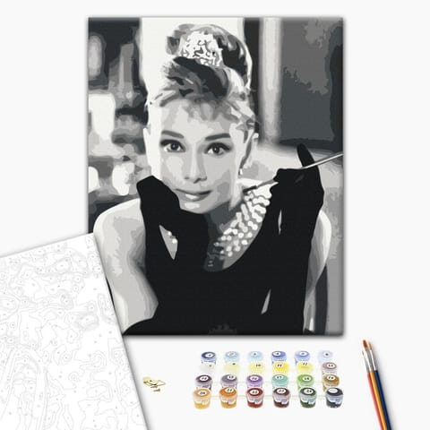 ⁨Obraz do samodzielnego malowania - Eleganckie śniadanie (rozmiar 40x50, wykończenie )⁩ w sklepie Wasserman.eu