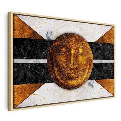 ⁨Obraz - Spojrzenie w przeszłość (1-częściowy) szeroki (rozmiar 120x80, wykończenie W ramie drewnianej naturalnej)⁩ w sklepie Wasserman.eu