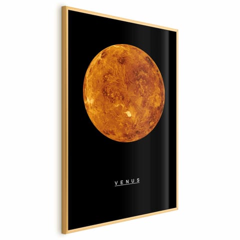 ⁨Plakat - Wenus (rozmiar 21x30, wykończenie Rama złota)⁩ w sklepie Wasserman.eu