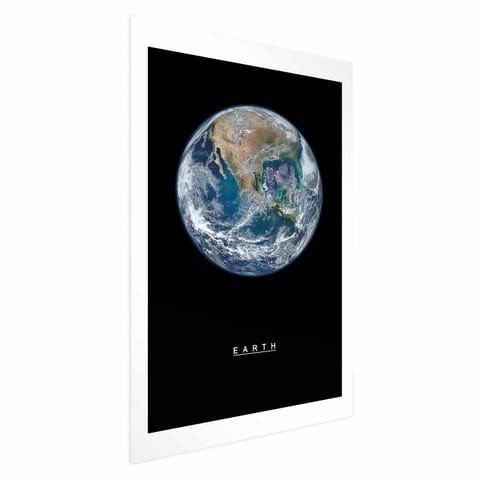 ⁨Plakat - Ziemia (rozmiar 60x90, wykończenie Bez ramy z marginesem)⁩ w sklepie Wasserman.eu