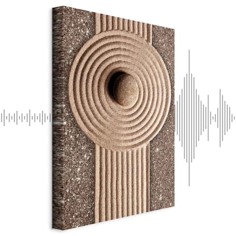 ⁨Obraz - Przepływ energii (1-częściowy) pionowy (rozmiar 60x90, wykończenie Akustyczny)⁩ w sklepie Wasserman.eu