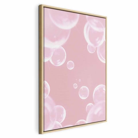 ⁨Obraz - Subtelny powiew (1-częściowy) pionowy (rozmiar 80x120, wykończenie W ramie drewnianej naturalnej)⁩ w sklepie Wasserman.eu