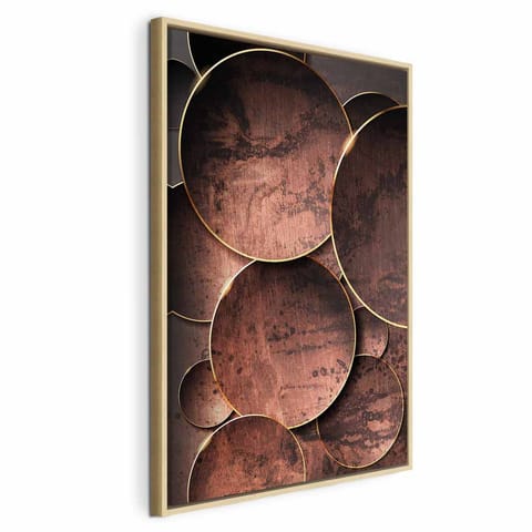 ⁨Obraz - Dźwięki natury (1-częściowy) pionowy (rozmiar 80x120, wykończenie W ramie drewnianej naturalnej)⁩ w sklepie Wasserman.eu