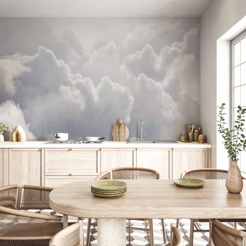 ⁨Fototapeta - Lekkość chmur (rozmiar 100x70, wykończenie Wodoodporna)⁩ w sklepie Wasserman.eu