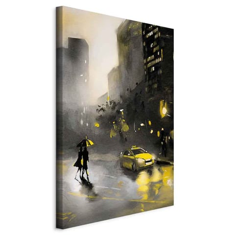 ⁨Picture - City Glow (1-piece), vertical (size 60x90)⁩ at Wasserman.eu