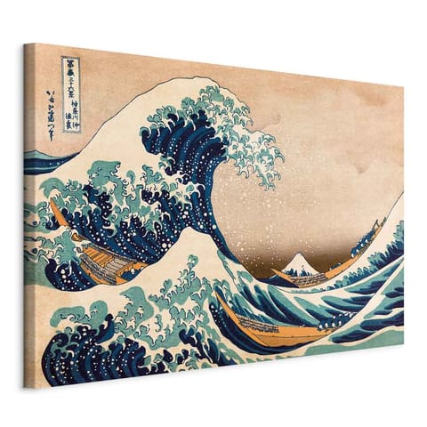 ⁨Picture - The Great Wave in Kanagawa (Reproduction) (size 60x40)⁩ at Wasserman.eu