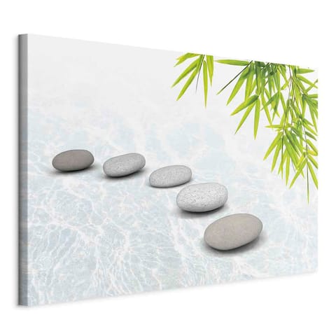⁨Painting - Stone Peace (1-part) Wide (size 120x80)⁩ at Wasserman.eu