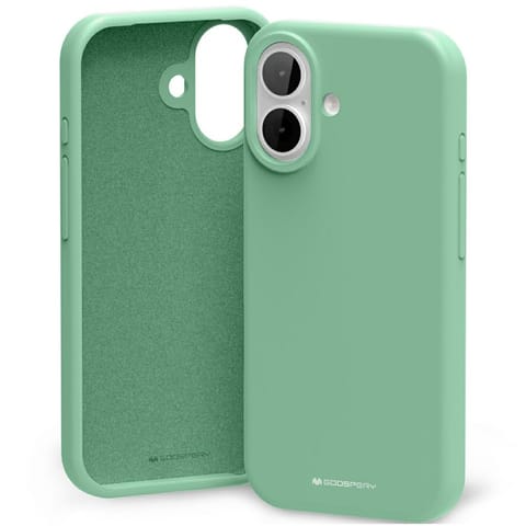 ⁨Etui Mercury Silicone do iPhone 17       zielony⁩ w sklepie Wasserman.eu