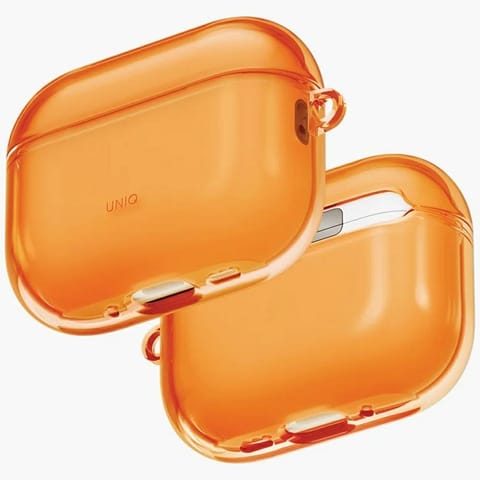 ⁨Etui UNIQ Glase do AirPods Pro 3         pomarańczowy⁩ w sklepie Wasserman.eu