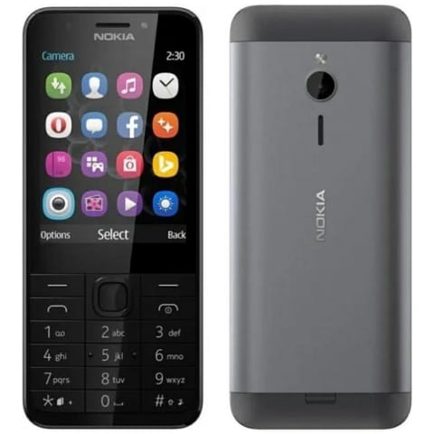 ⁨Telefon Nokia 230 TA-1609 DS czarny⁩ w sklepie Wasserman.eu