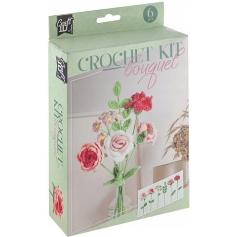 ⁨Zestaw do szydełkowania BUKIET KWIATÓW 23x45cm CR1736/GE GRAFIX⁩ w sklepie Wasserman.eu