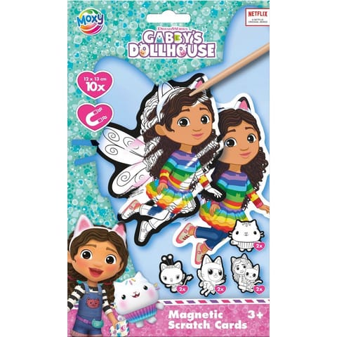 ⁨Wydrapywanka magnetyczna Gabbys Dollhouse 420717 MOXY⁩ w sklepie Wasserman.eu