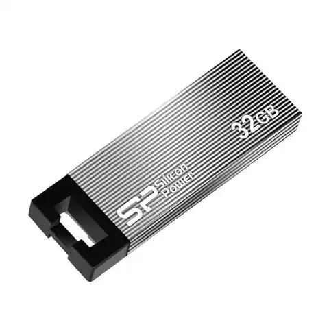 ⁨Silicon Power 32GB USB Touch 835 USB-Stick USB Typ-A 2.0 Grau⁩ im Wasserman.eu