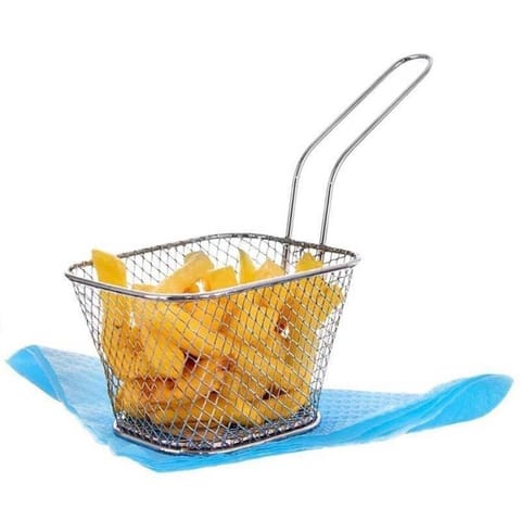 ⁨KOSZYK KOSZYCZEK STALOWY DO SERWOWANIA FRYTEK 124459⁩ w sklepie Wasserman.eu