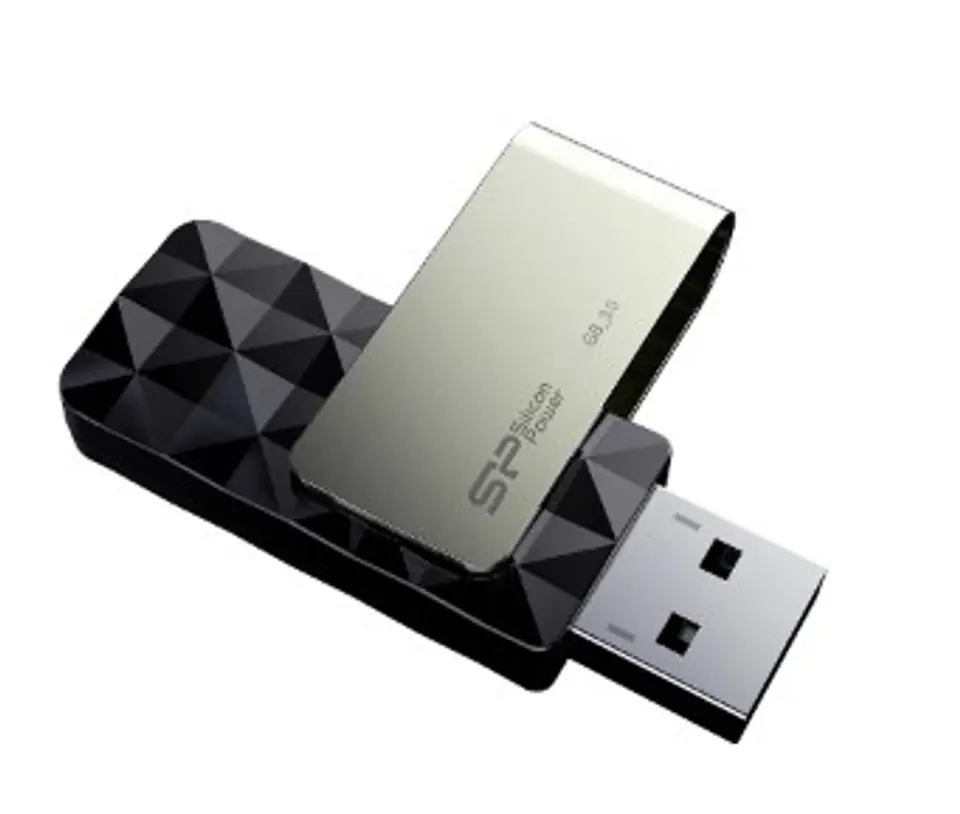 ⁨Pendrive Silicon Power Blaze B30 256GB USB 3.1 kolor czarny⁩ w sklepie Wasserman.eu