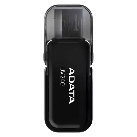 ⁨Pendrive ADATA UV240 AUV240-32G-RBK (32GB; USB 2.0; kolor czarny)⁩ w sklepie Wasserman.eu
