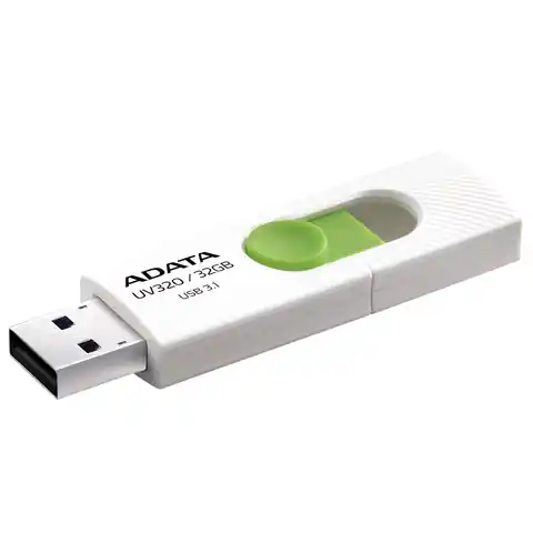 ⁨Pendrive ADATA UV320 AUV320-32G-RWHGN (32GB; USB 3.1; kolor biały)⁩ w sklepie Wasserman.eu