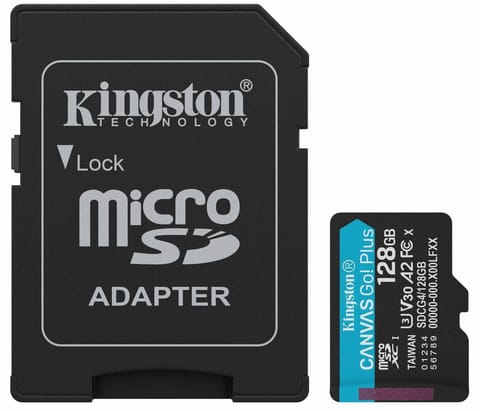 ⁨Karta pamięci KINGSTON 128 GB Adapter⁩ w sklepie Wasserman.eu