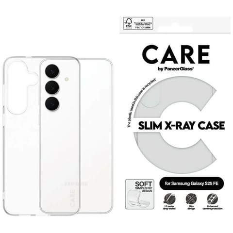 ⁨Etui CARE by PanzerGlass Fashion X-Ray   do Samsung Galaxy S25 FE przezroczysty⁩ w sklepie Wasserman.eu
