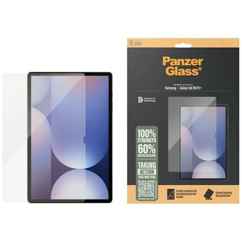 ⁨Szkło hartowane PanzerGlass Ultra-Wide   Fit do Samsung Galaxy Tab S10 FE+⁩ w sklepie Wasserman.eu