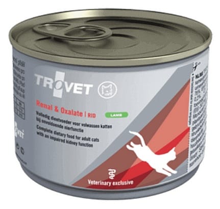 ⁨Trovet RID Renal & Oxalate for cat lamb can 200g⁩ at Wasserman.eu