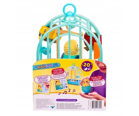 ⁨Moose Little Live Pets 26691 Mówiący Ptaszek z Klatką⁩ w sklepie Wasserman.eu