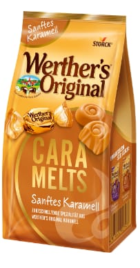 ⁨Werther's Original Cara Melts Delikatny Karmel 153 g⁩ w sklepie Wasserman.eu