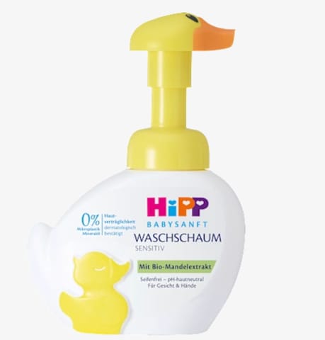 ⁨Hipp Babysanft Sensitiv Pianka do Mycia 250 ml⁩ w sklepie Wasserman.eu