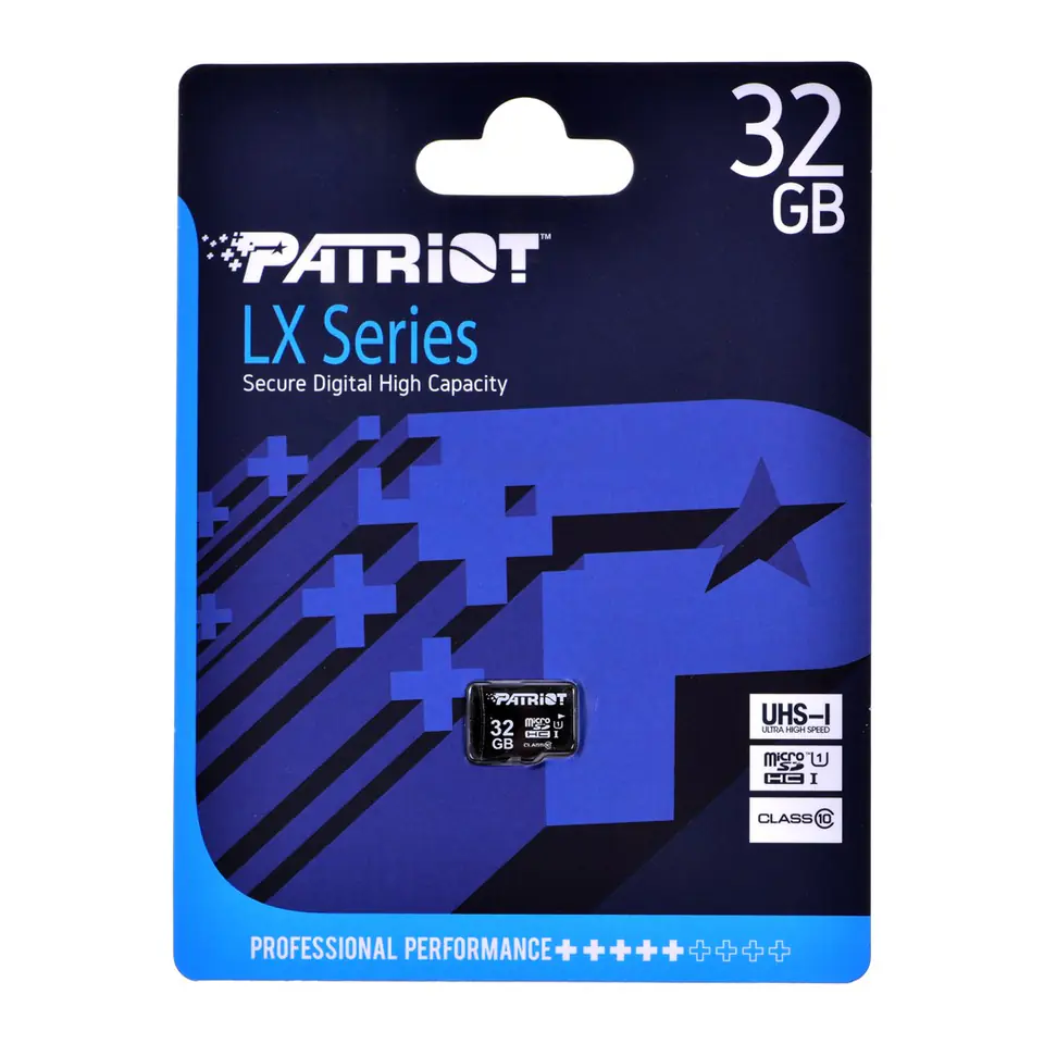 ⁨Patriot LX Series microSDHC 32GB Class 10 UHS-I⁩ w sklepie Wasserman.eu